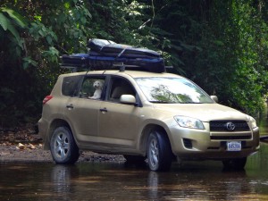 Driving from Drake Bay to Matapalo.