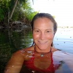 Aloe Driscoll swimming in Costa Rica.