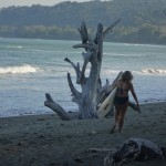 Women surfing in Matapalo, Costa Rica.