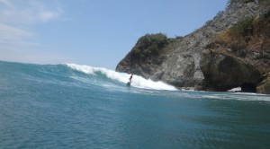 Women surfing in Costa Rica.