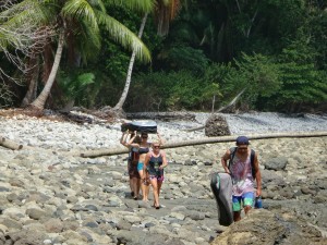 Preparing to cross the Golfo Dulce, Costa Rica.