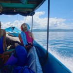 Crossing the Golfo Dulce in Costa Rica.