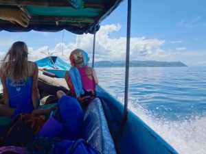 Crossing the Golfo Dulce in Costa Rica.
