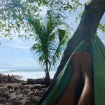 Relaxing in Pavones, Costa Rica.