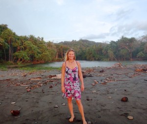 Aloe Driscoll in Pavones, Costa Rica.