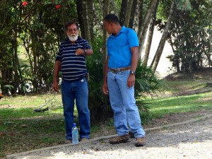 Traveling by bus through Costa Rica.