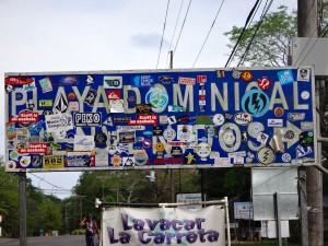 Arriving in Playa Dominical, Costa Rica.