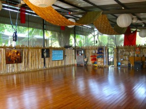 The yoga community in Playa Dominical, Costa Rica.