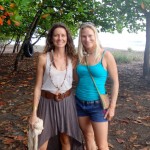 Friends in Playa Dominical, Costa Rica.
