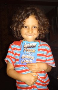 Beto and Maria's son, Simon, in Playa Dominical, Costa Rica.