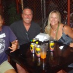Roberto, Derek, Aloe, and Marie in Playa Hermosa, Costa Rica.