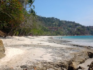 Beachcombing at Punta Leona.