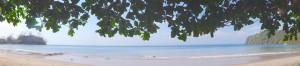 Relaxing in the shade at Punta Leona.