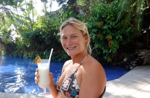 Pina Colada at Villa Caletas.