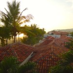 North view from the rooftop in Playa Hermosa, Costa Rica.
