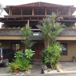 Front entrance of the house at Playa Hermosa.