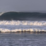 Left barrel in Playa Hermosa, Costa Rica.