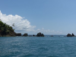 The ocean in Drake Bay, Costa Rica.