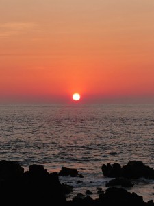 A beautiful sunset in Drake Bay, Costa Rica.
