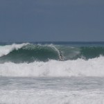 Aloe Driscoll surfing Pavones, Costa Rica.
