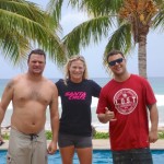 Surfing with friends in Playa Colorado, Nicaragua.