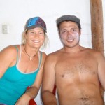 Aloe and Luke in Popoyo, Nicaragua.