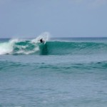 The left in Popoyo, Nicaragua.