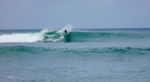 The left in Popoyo, Nicaragua.