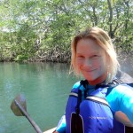 Kayaking the estuary.