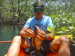 Jaco and fish.