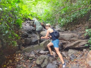 Hiking in Ometepe, Nicaragua.
