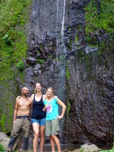 Stephanie, Aloe, and Alex in Ometepe, Nicaragua.