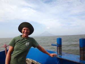 Aloe on Lake Nicaragua, headed to Ometepe.