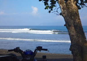 Solid swell at Pavones.