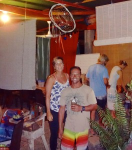 Roberto and Marie in Pavones, Costa Rica.