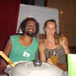 Ricardo and Frie in Pavones, Costa Rica.