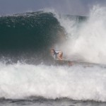 Aloe Driscoll surfing Playa Negra, Costa Rica.