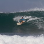 Aloe Driscoll surfing Playa Negra, Costa Rica.