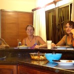 Dinner with Bob and Mariah.