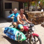 Motobike ride with John