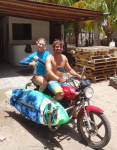 Motobike ride with John