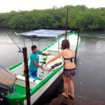 Surfing in Aserradores, Nicaragua.
