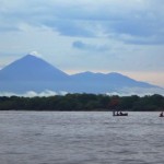 Surfing in Aserradores, Nicaragua.
