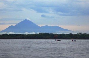 Surfing in Aserradores, Nicaragua.