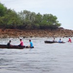 Surfing in Aserradores, Nicaragua.