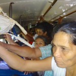 Traveling by bus through Nicaragua and Honduras.