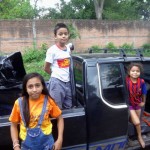 Hitchhiking in El Salvador.