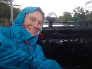 Hitch hiking in El Salvador.