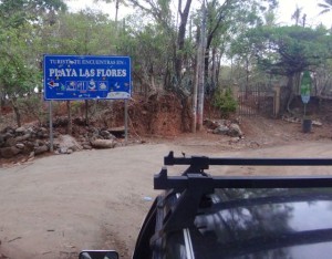Arriving in Las Flores, El Salvador.