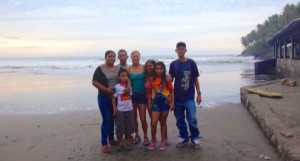 Arriving in Las Flores, El Salvador.